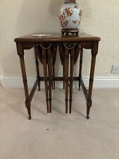 Mahogany table nest for sale  WILMSLOW