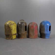 Lot of 4 Screw On Lid Cover Guard for Welding Torch Cutting Tank, used for sale  Chicago