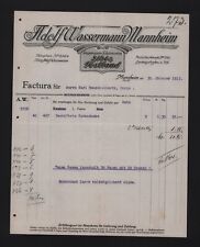 Mannheim rechnung 1915 gebraucht kaufen  Leipzig-, Lausen