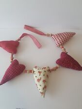 Vintage heart garland for sale  Shipping to Ireland