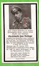 Sterbebild soldat rdenspange gebraucht kaufen  Berlin