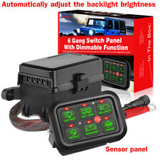 Painel interruptor 6 gangues regulável 720W sistema de relé de circuito barra de luz LED barco carro  comprar usado  Enviando para Brazil