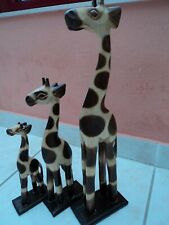 Giraffen giraffenfamilie holz gebraucht kaufen  Limeshain