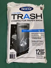 Usado, Sacos compactadores de lixo BestAir 2 dobras 9×17×16 forro de papel plástico 10 sacos novos comprar usado  Enviando para Brazil
