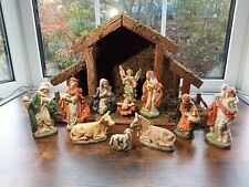 Vintage wooden nativity for sale  BIRMINGHAM
