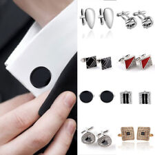 Men Zinc Alloy Cufflinks Trendy French Style Suits Cuff Accessories Elegant Gift, used for sale  Shipping to South Africa