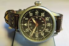 Laco bracelet facsimile B-watch observation watch Reichslluftwaffe WW 2 II mechanical for sale  Shipping to South Africa