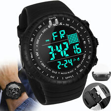 Relógio de pulso masculino impermeável militar tático LED digital esportivo luz de fundo comprar usado  Enviando para Brazil