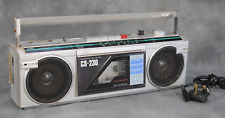 Radio Boombox y Cable Principal de Colección Aiwa CS-230 Cromo Ghetto Blaster, usado segunda mano  Embacar hacia Mexico