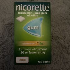 Nicorette fruitfusion 2mg for sale  MANCHESTER