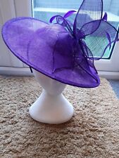 Purple fascinator hatinator for sale  SHEFFIELD