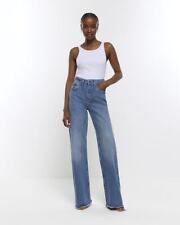 River Island Womens Blue Denim Jeans 10 R for sale  Shipping to South Africa