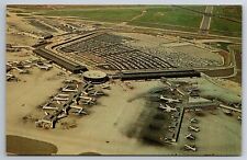 Postcard Chicago Illinois O'Hare International Airport Aerial View Terminals for sale  Shipping to South Africa