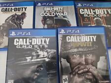 Used, Five Call Of Duty Games PS4 for sale  Shipping to South Africa