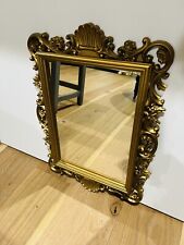 Vintage Homco French Hollywood Regency Bronze Tone Wall Mirror for sale  Shipping to South Africa