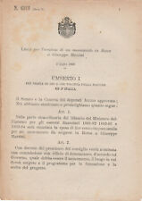 Decreto n.6918 1890 usato  Mezzago
