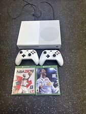 Used, white Microsoft xbox one - used with 2 games and 2 controllers included  for sale  Shipping to South Africa