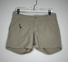 Usado, Shorts feminino The North Face 6 bege caminhada ao ar livre casual verão bolsos de náilon comprar usado  Enviando para Brazil