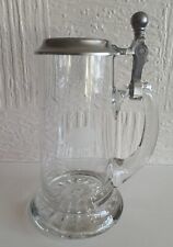 Glass tankard pewter for sale  MORECAMBE