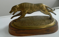 Brass greyhound figure for sale  UK