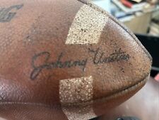 Bola de fútbol americano vintage Spalding 364 Johnny Unitas cuero Baltimore Colts segunda mano  Embacar hacia Argentina