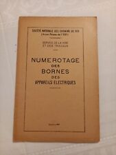 Sncf 1937 numérotage d'occasion  Paris XV