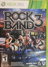 Rock Band 3 (Microsoft Xbox 360) completo, disco limpo.  comprar usado  Enviando para Brazil