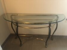 Glass top console for sale  Olympia
