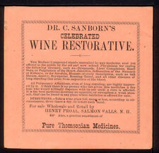 1865 sanborns wine for sale  Mansfield