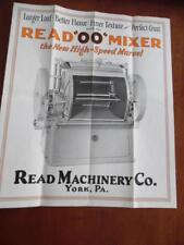 1926 Leer Machinery Co OO Panadería de alta velocidad Catálogo de mezclador de masa Folleto Vintage, usado segunda mano  Embacar hacia Argentina