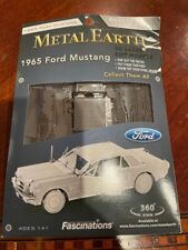 Metal Earth 1965 Ford Mustang Steel 3D Laser Cut Model Kit Silver Edition for sale  Shipping to South Africa