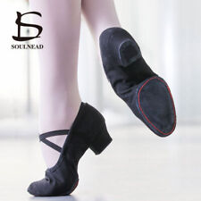 Sapatos de dança femininos meninas balé jazz salsa sapatos salto baixo chinelos tênis latino comprar usado  Enviando para Brazil