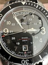 Relógio preto Hamilton cáqui masculino - H645150, usado comprar usado  Enviando para Brazil