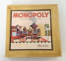 Wooden nostalgia monopoly. for sale  HEREFORD