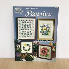 Cross stitch pansies for sale  Shipping to Ireland