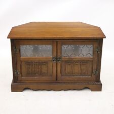 Old Charm Corner TV Stand Glazed Drawer Model 2264 Light Oak FREE UK Delivery for sale  Shipping to South Africa