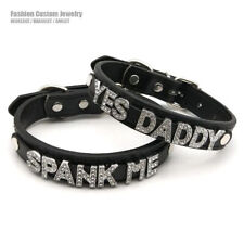 Letters Yes Daddy Spank Me Choker Collar Necklaces Punk Role Age Fashion Choker for sale  Shipping to South Africa