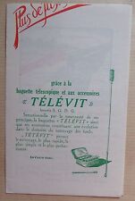 Dépliant publicité televit d'occasion  Grancey-le-Château-Neuvelle