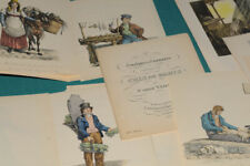 Lot gravures cris d'occasion  Garlin