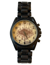 Harry Potter Marauders Map Watch hp8001 pulseira de elos preta, usado comprar usado  Enviando para Brazil