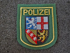 Polizei saarland abzeichen gebraucht kaufen  Freihung