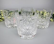 Used, 4 Edinburgh Crystal "Ayr" Tumblers. Whiskey / Old fashioned. Cut Glass Set. 20cl for sale  Shipping to South Africa