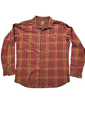 Camisa de franela KUHL para hombre grande roja a cuadros manga larga estilo 7202 segunda mano  Embacar hacia Mexico