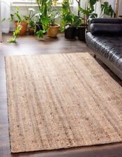 Alfombra reversible natural de yute tejida a mano alfombra de piso trenzado alfombra para sala de estar segunda mano  Embacar hacia Argentina