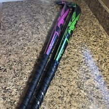 2 Field Hockey Sticks 36.5” Reactive Liquid Polymer PINK Green USED Stick for sale  Shipping to South Africa