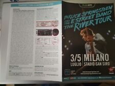 Bruce springsteen leaflet usato  Catanzaro