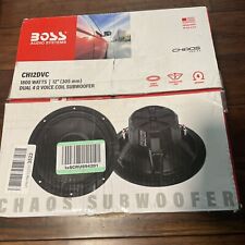 Subwoofer bobina de voz Boss CH12DVC Chaos Series 1800W potência de pico 4 Ohm comprar usado  Enviando para Brazil