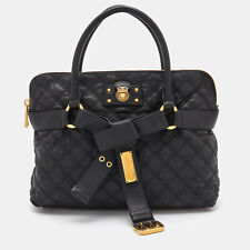 Bolsa satchel Marc Jacobs couro preto Kari comprar usado  Enviando para Brazil