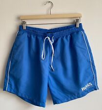 Auténticos bañadores/pantalones cortos de lujo HUGO BOSS azules talla M segunda mano  Embacar hacia Mexico