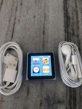Apple iPod nano 6th Gen Blue (16 GB) Very Nice. NEW BATTERY NEW SCREEN for sale  Shipping to South Africa
